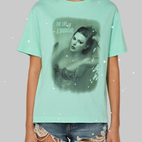 Taylor Swift Tops - Taylor Swift- life of a show girl- Mint- T Shirt- SOLD OUT ONLINE!- 2XL- NEW!
